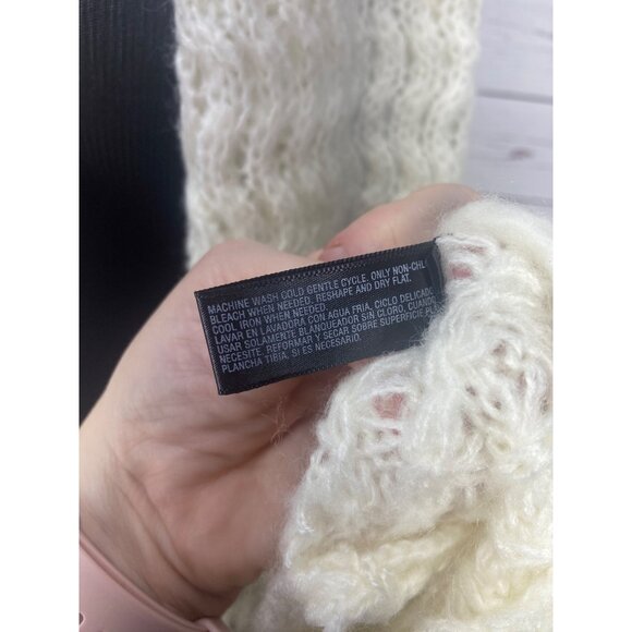 A.N.A White Cream Color‎ Cable Knit Infinity Wrap Scarf - Picture 6 of 6